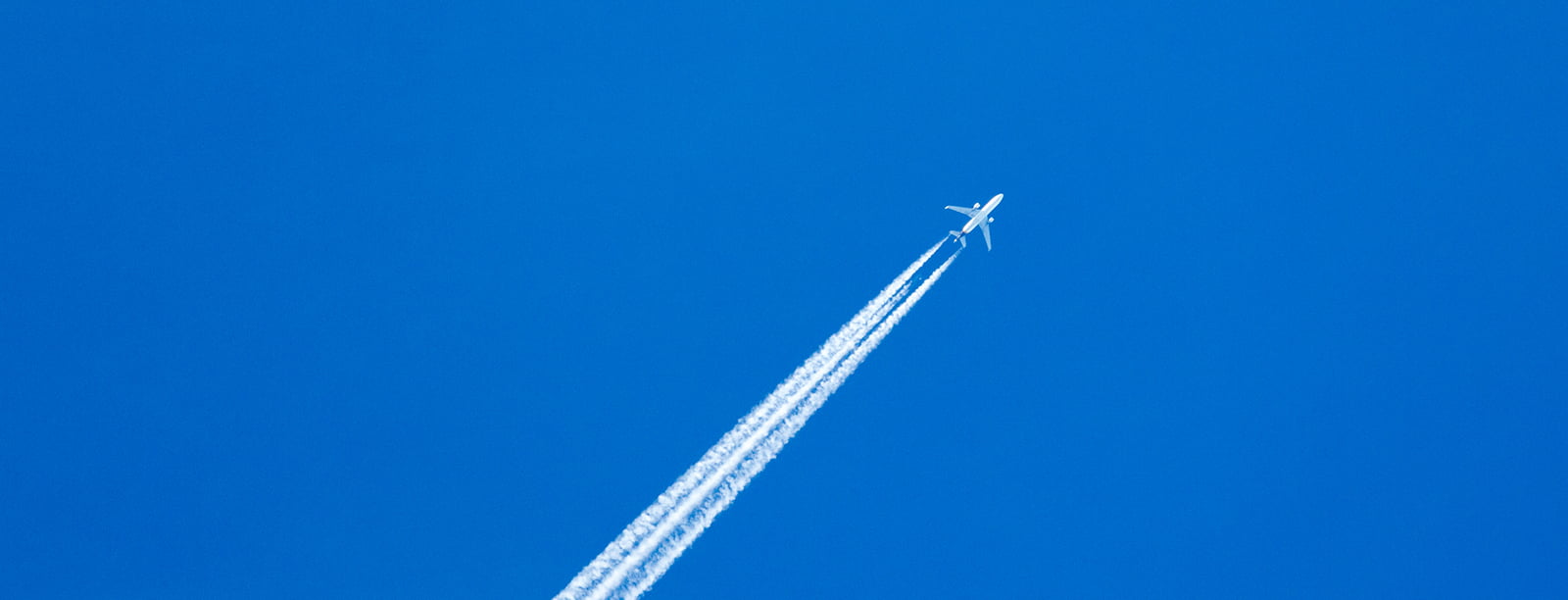 Plane in the sky